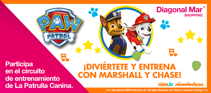 ¡La Patrulla Canina llega a Diagonal Mar Shopping! ¡La Patrulla Canina llega a Diagonal Mar Shopping!