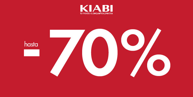 ¡REBAJAS! Hasta un -70% ¡REBAJAS! Hasta un -70%
