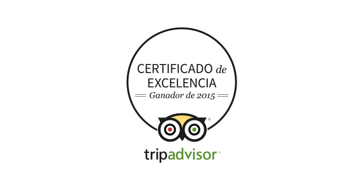 Certificado de Excelencia de Tripadvisor