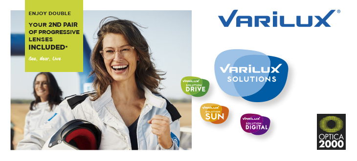 Your 2n pair of progressive lenses included* Your 2n pair of progressive lenses included*