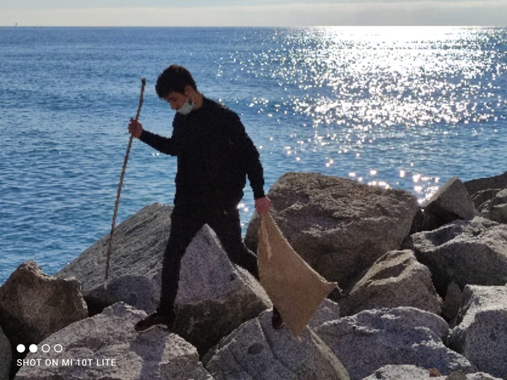 1ª Limpieza submarina 2021 de la zona Marina Litoral de La Mar Bella de Barcelona