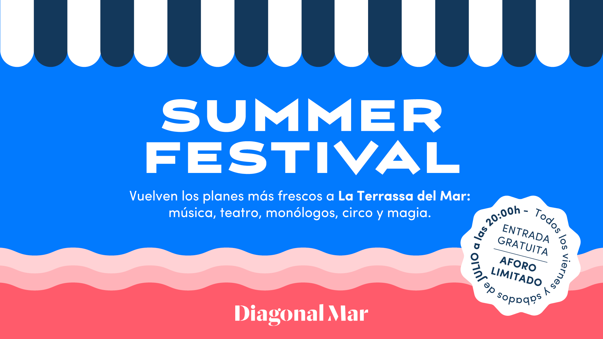 Summer festival diagonal