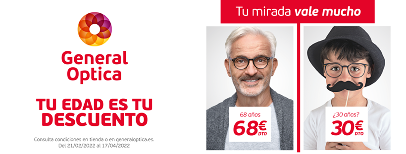 Your age is your discount!