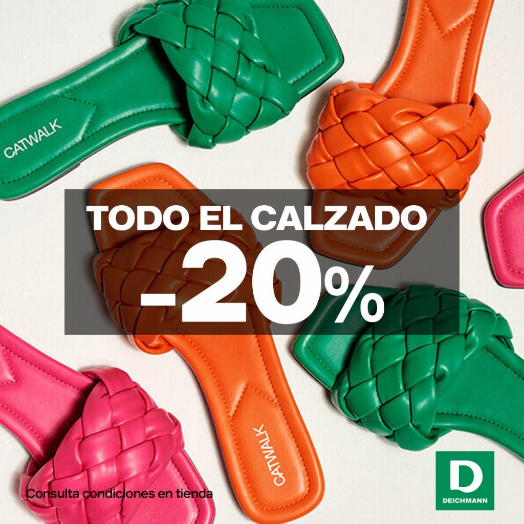 -20% en todo el calzado en Deichmann Calzados