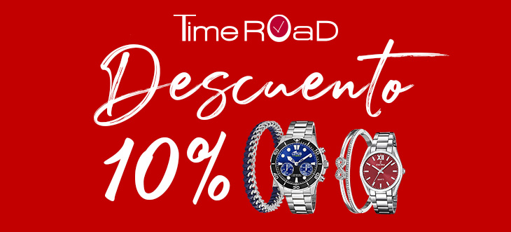 Descompte 10% Time Road