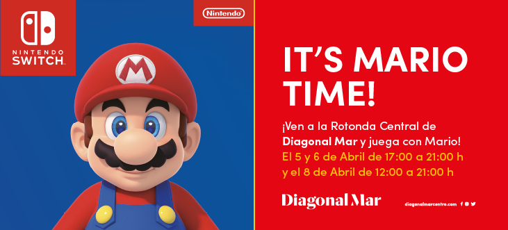 Juega con Mario en Diagonal Mar