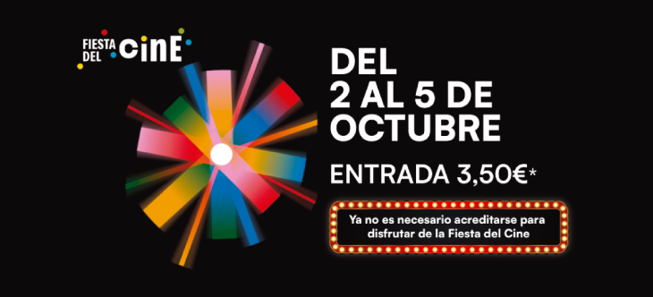 Fiesta del Cine: del 2 al 5 de octubre