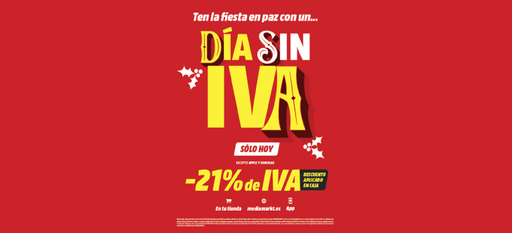 Día Sin IVA en MediaMarkt