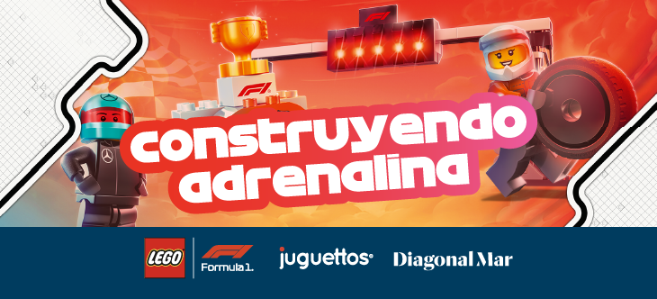 ¡Construyendo adrenalina con LEGO® y Fórmula 1 en Diagonal Mar!