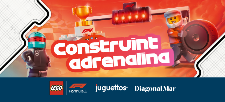 Construint adrenalina amb LEGO® i Fórmula 1® a Diagonal Mar!