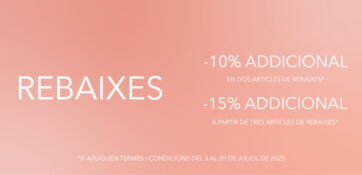 REBAJAS HASTA EL 40%