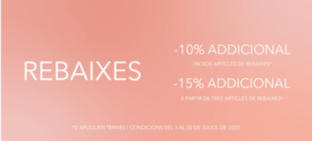 REBAJAS HASTA EL 40%