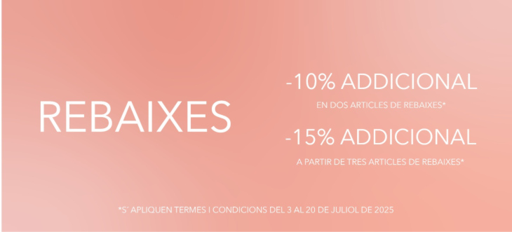 REBAJAS HASTA EL 40%