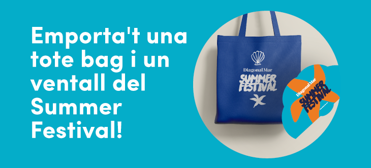 Emporta’t una TOTE BAG i un ventall del Summer Festival!