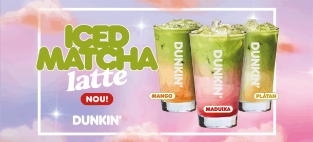 Nou Iced Matcha Latte de Dunkin'!