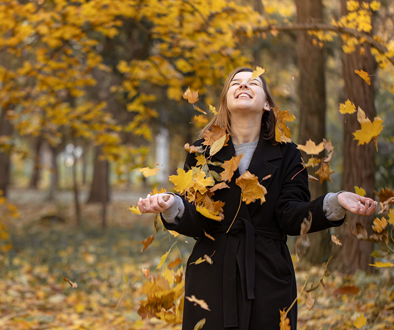 salud y bienestar en otoño
