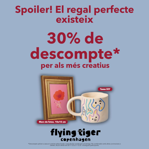 Promoci&oacute;n Flying Tiger Diagonal Mar