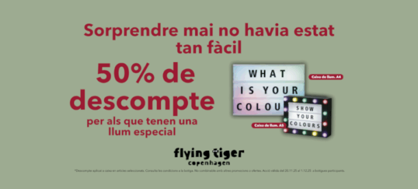 Promoción Flying Tiger Diagonal Mar