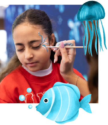 Punto de Maquillaje-Navidad en Diagonal Mar