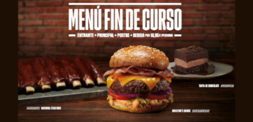 Menú Fin de Curso en Foster’s Hollywood