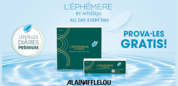 ¡Libera tu mirada! Prueba gratis las lentillas en Alain Afflelou
