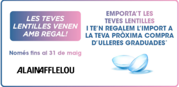 ¡Tus lentillas ahora vienen con regalo en Alain Afflelou!🎁