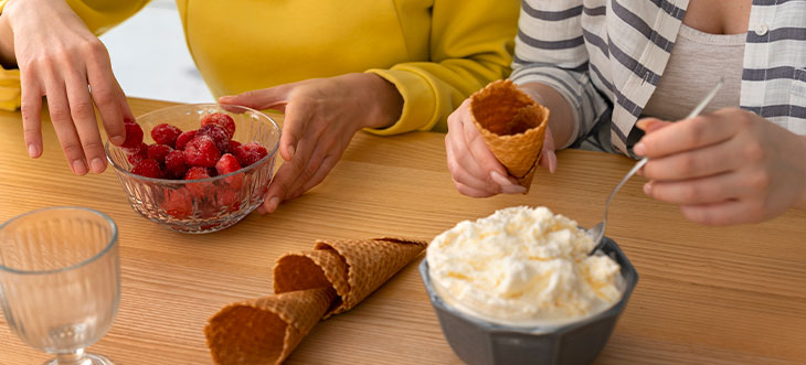 Ideas de helados y postres fríos para hacer en casa