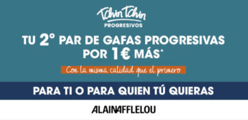 ¡Tu 2.º par de progresivas por solo 1 € más! 👓